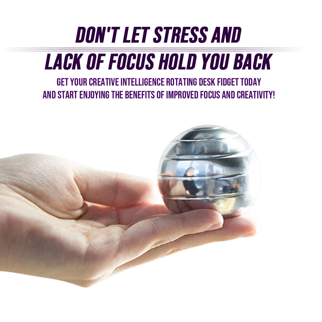 Rotating Desktop Spinning Ball — Stress Relief Desk Toy