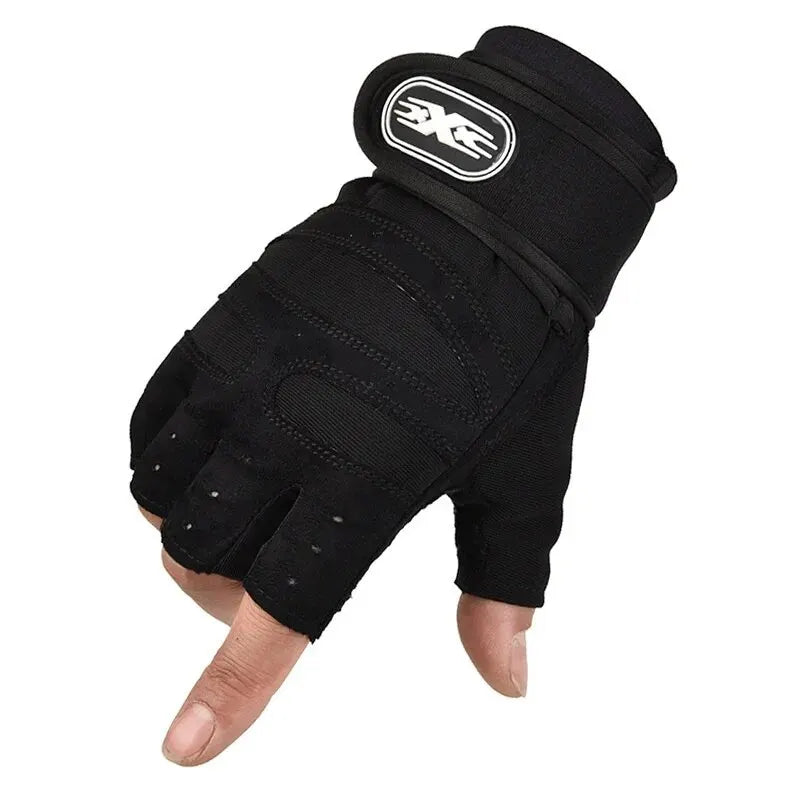 Non Slip Fitness Half Finger Training Gloves