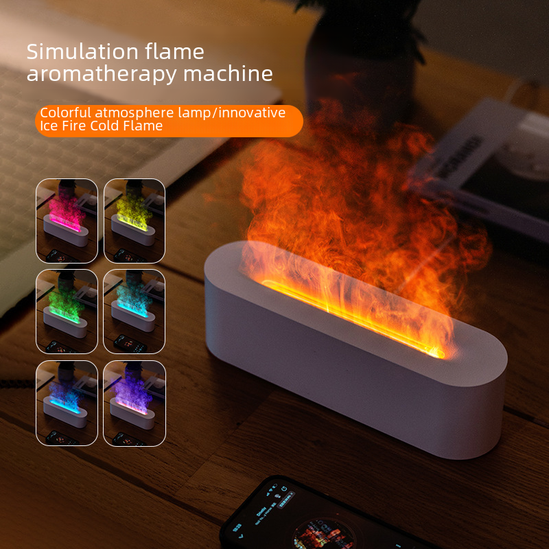 Flammen-Aromatherapie-Luftbefeuchter – Farbwechselnder Nebel für Zuhause & Büro