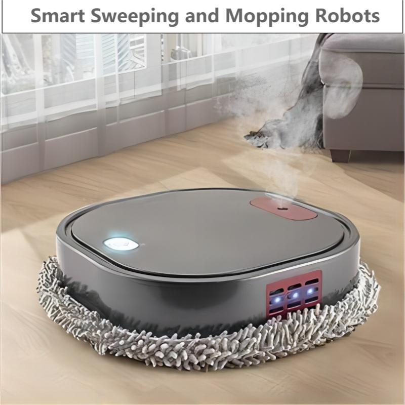 Smart Floor Mopping Robot — Automatic Home Cleaning