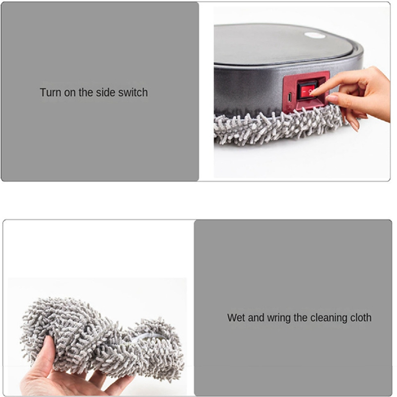 Smart Floor Mopping Robot — Automatic Home Cleaning