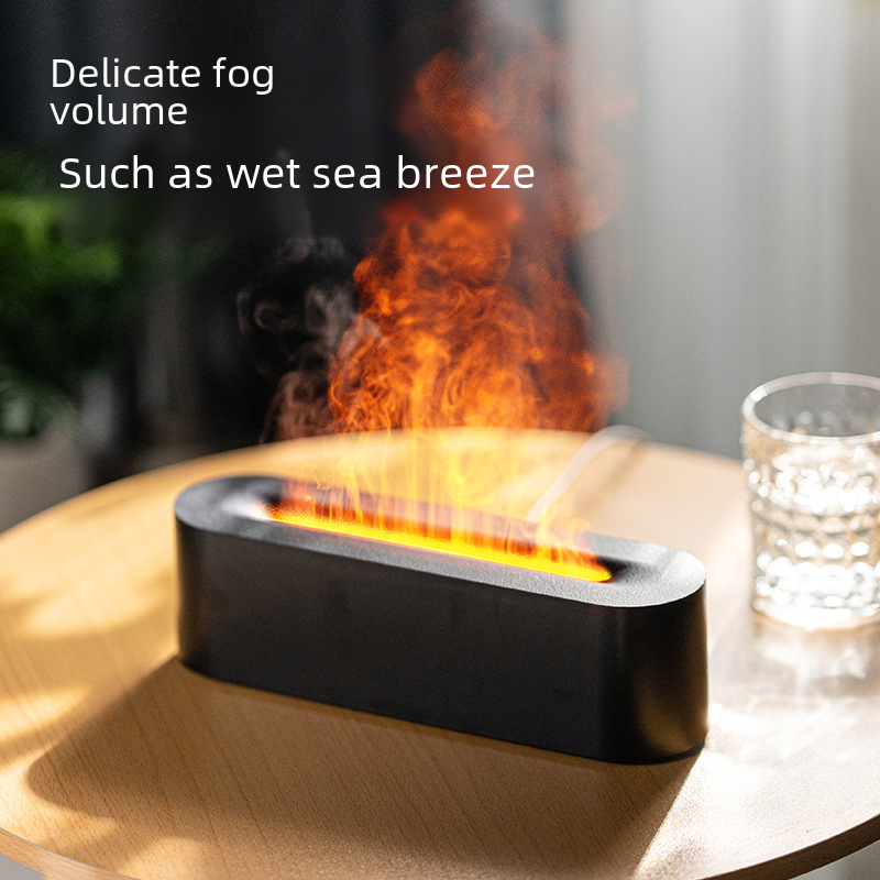Flammen-Aromatherapie-Luftbefeuchter – Farbwechselnder Nebel für Zuhause & Büro