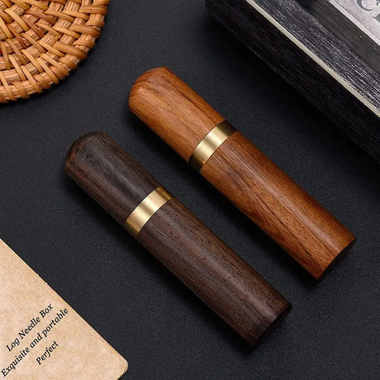 Portable Wooden Toothpick Holder for Living Room Use