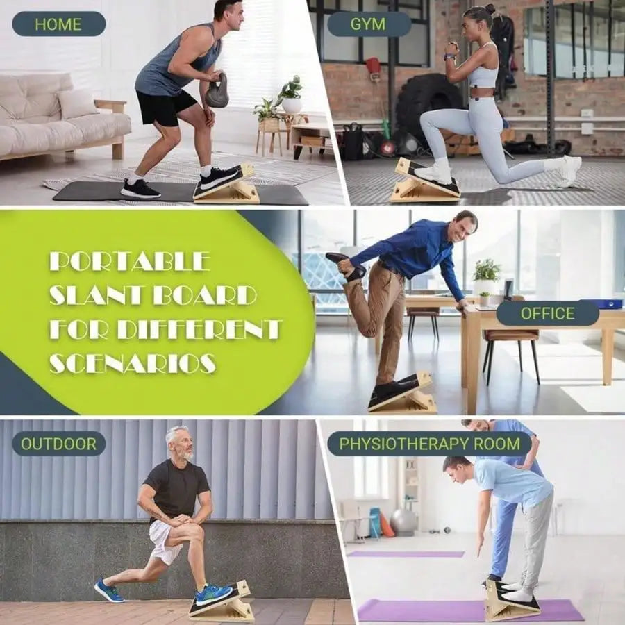 Adjustable Portable Calf Stretcher Board