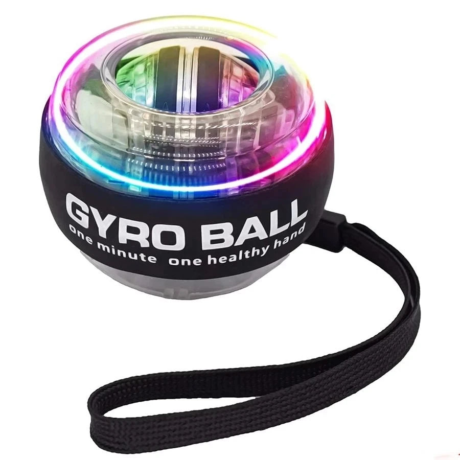 LED Gyroscope Ball — Wrist & Hand Trainer