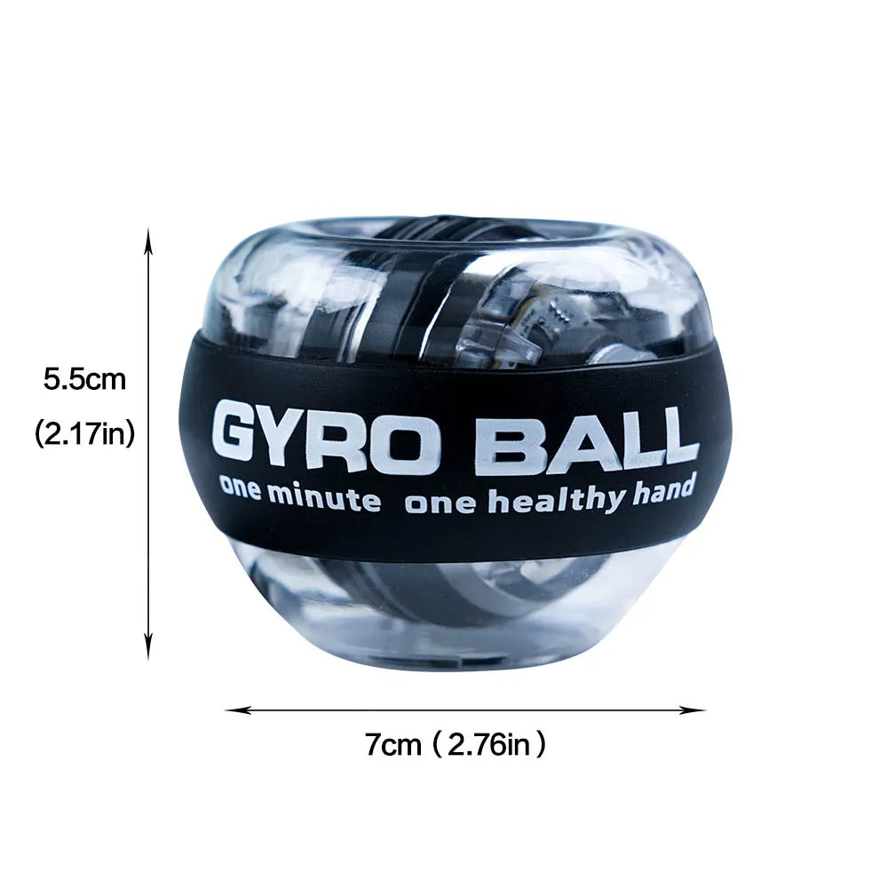 LED Gyroscope Ball — Wrist & Hand Trainer