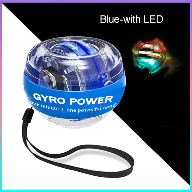 LED Gyroscope Ball — Wrist & Hand Trainer