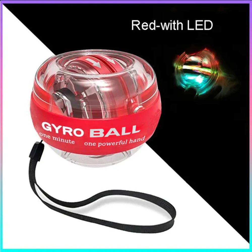 LED Gyroscope Ball — Wrist & Hand Trainer