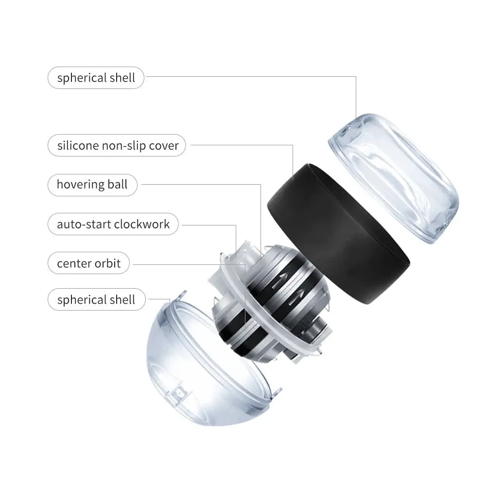 LED Gyroscope Ball — Wrist & Hand Trainer