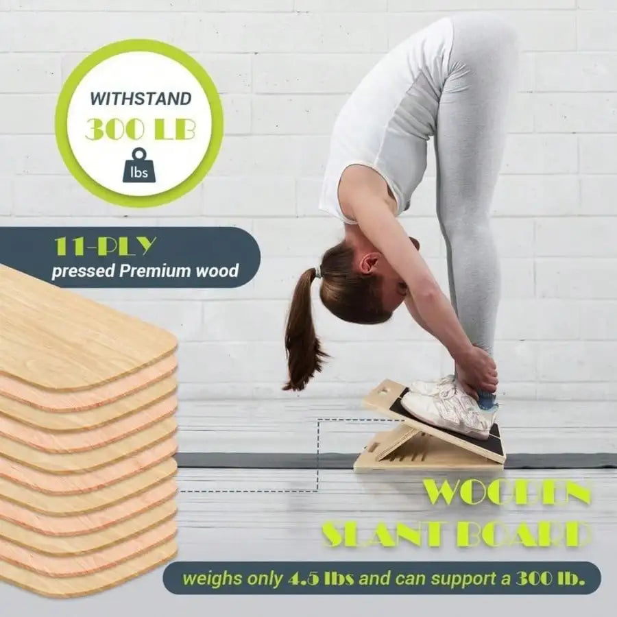 Adjustable Portable Calf Stretcher Board