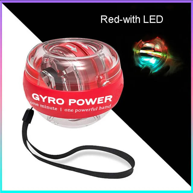 LED Gyroscope Ball — Wrist & Hand Trainer