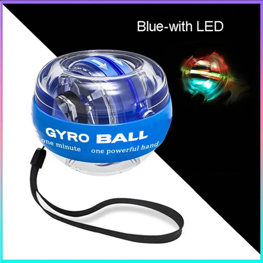 LED Gyroscope Ball — Wrist & Hand Trainer