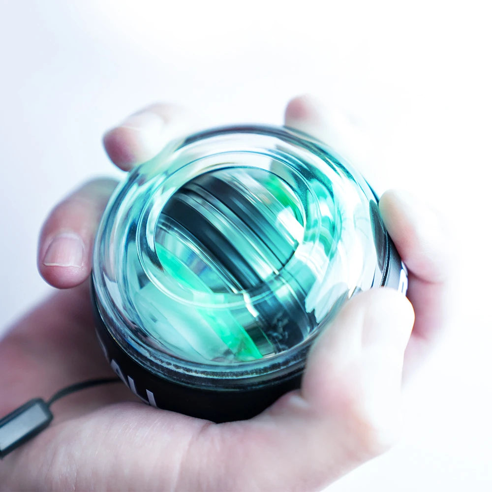 LED Gyroscope Ball — Wrist & Hand Trainer