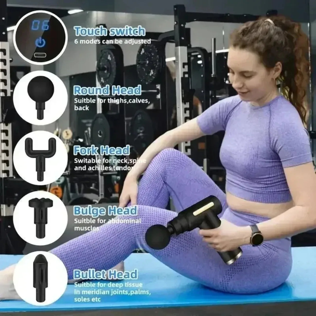 Mini USB Massage Gun – Portable Fascia Relaxer